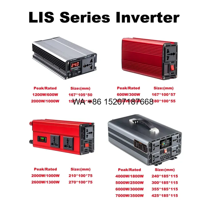 Pure Sine Wave Inverter 5000W 48V 220V - Wmwmnu, LiHELi 5000W Saf Sinüs Dalga