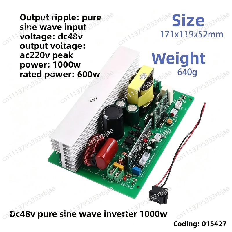 500W/1000W Saf Sinüs Dalgası İ - Pure Sine Wave Inverter Board 24V 48V incelemesi ve fiyatı